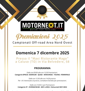 Premiazioni Campionati Offroad Area Nord Ovest