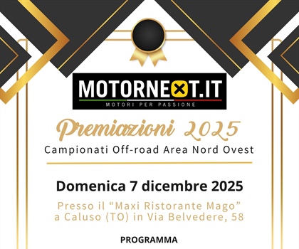 Premiazioni Campionati Offroad Area Nord Ovest