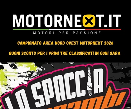 Nuove Collaborazioni e ricchi premi per il Campionato Motornext Area...