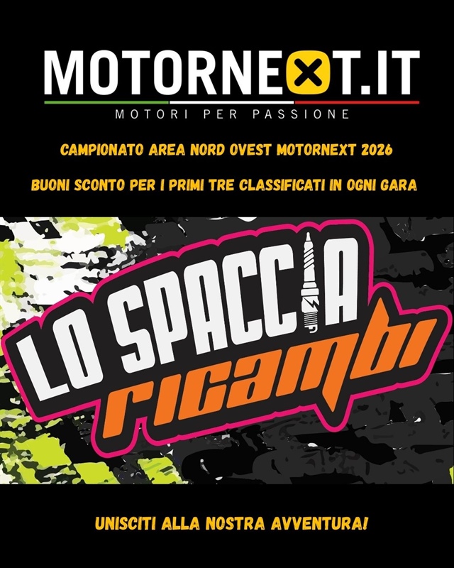 Nuove Collaborazioni e ricchi premi per il Campionato Motornext Area Nord Ovest